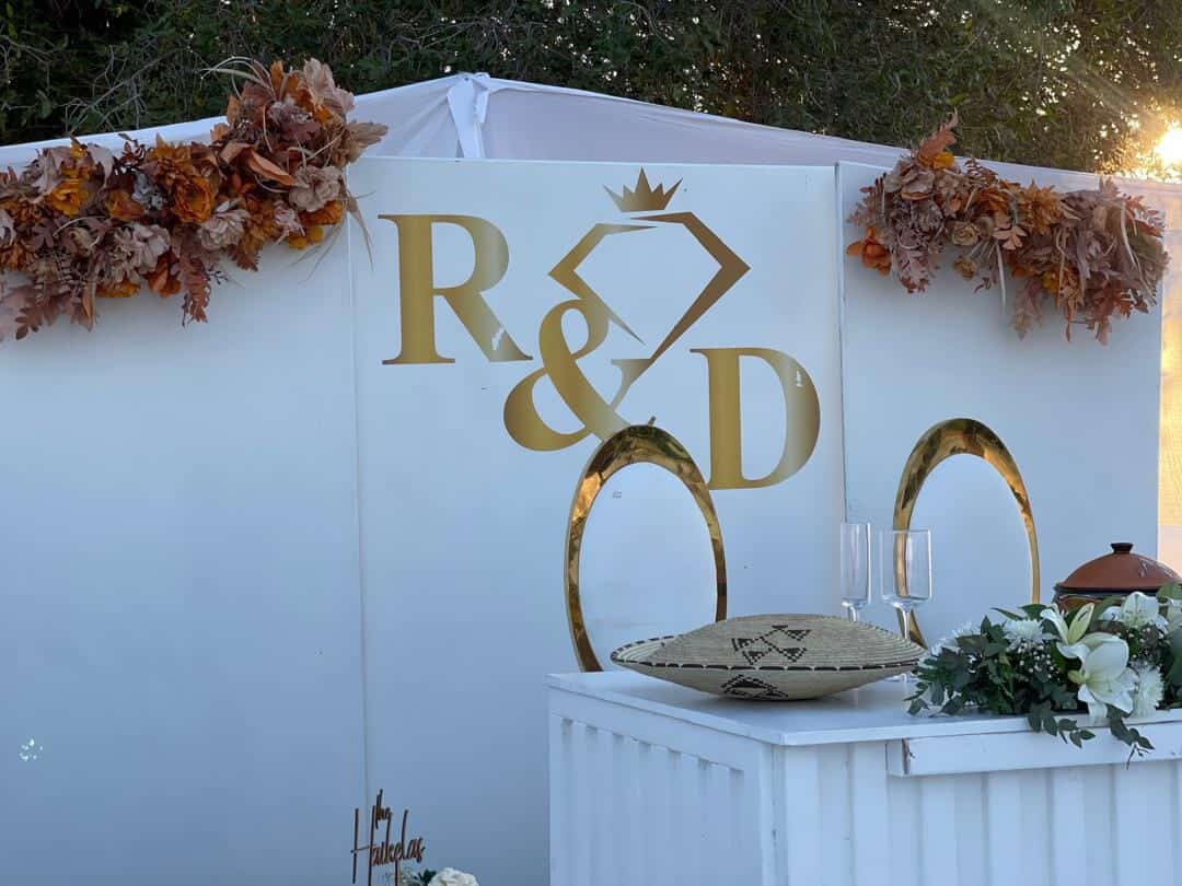 Wedding Announcement — R&D Ring Backdrop