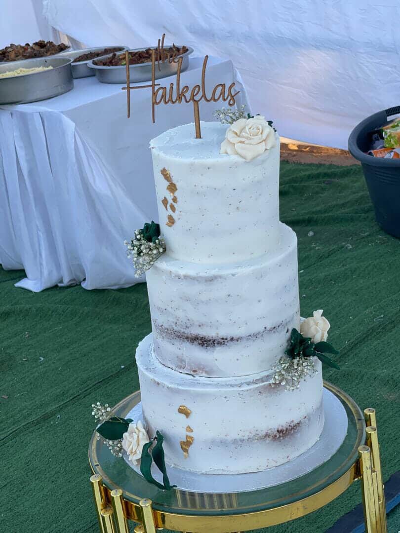 Weddings — The Haikelas Three-Tier Cake