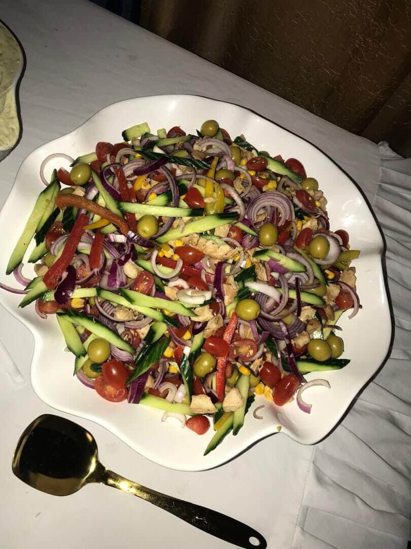 Finger Lunch — Fresh Garden Salad Platter
