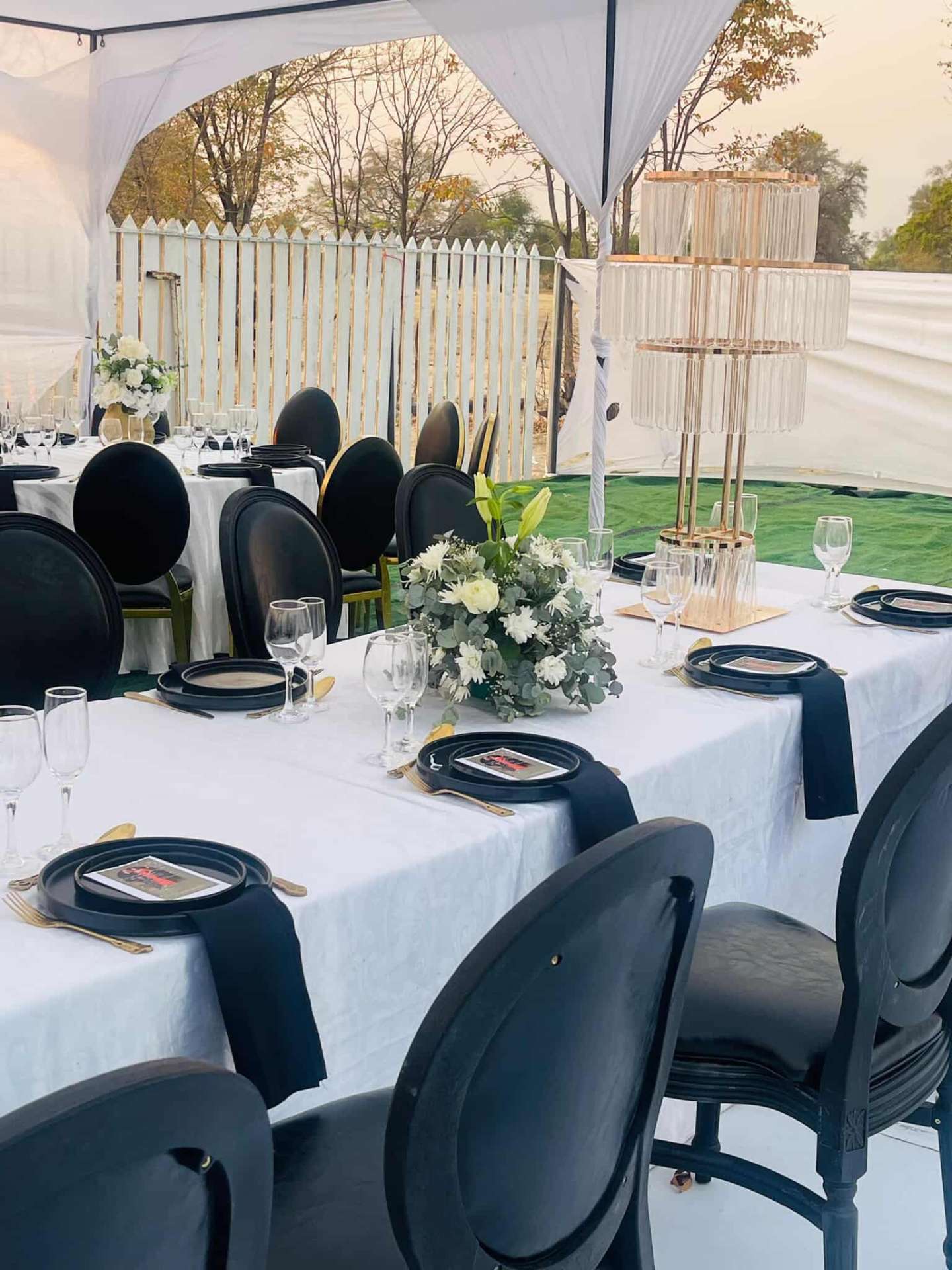 Farewell Party — Black & Gold Elegance